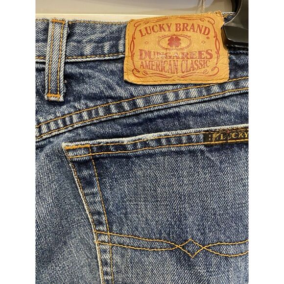 Vintage Lucky Brand Dungarees Gene Montesano Made In USA Jeans 30 / 10 Selvedge - Picture 8 of 14
